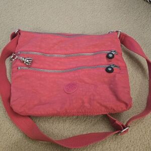 Kipling 3 Zip Crossbody Bag W/charm